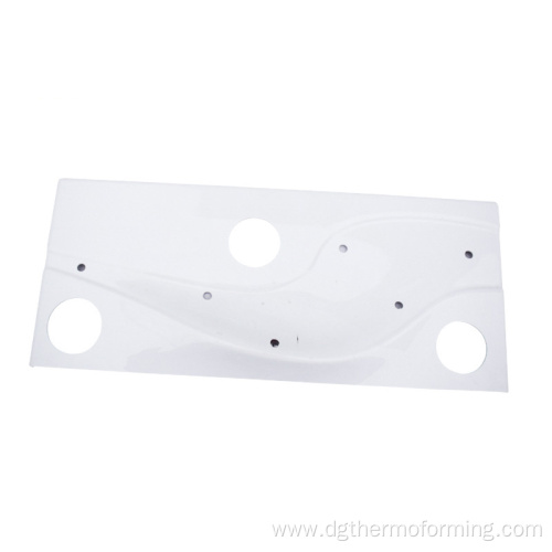 White polycarbonate thermoforming processing